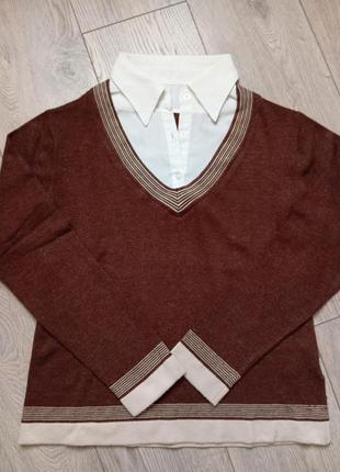 Свитер шерстяной 46-48 размер