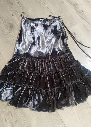 Бархатная юбка.