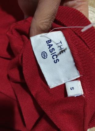 Женская красная водолазка4 фото