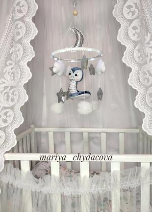 Мобіль для ліжечка в поєднанні з підсвіткою
