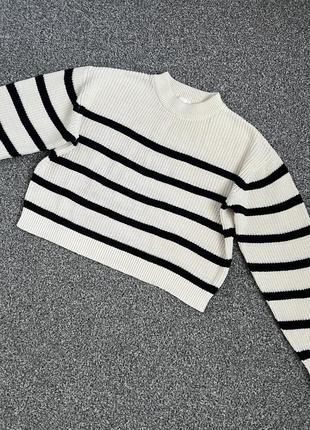 Светр жіночий у смужку h&m5 фото