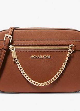 Сумка michael kors jet set travel коричневого кольору