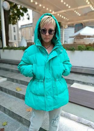 Пуховик оверсайз