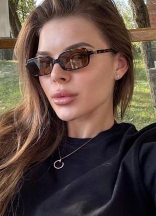 Окуляри леопардові люкс
