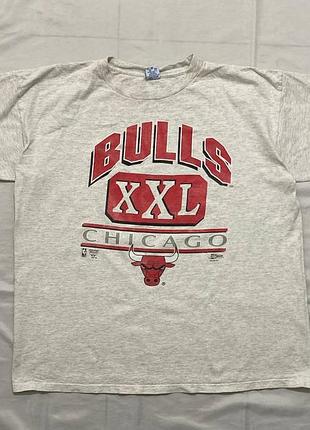Винтажная футболка chicago bulls nba vintge 90s lakers boston винтаж