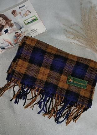 Клетчатый кашемировые с шерстью шарф в клетку cashmerinos