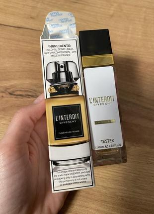 L'interdit tubéreuse noire givenchy