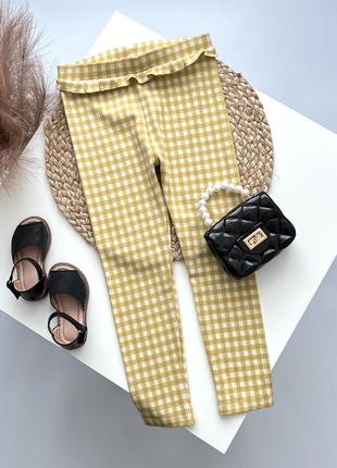 Лосины тепленькие в клетку джордж