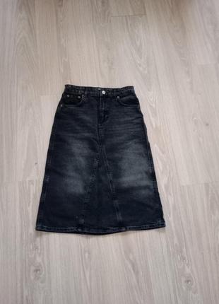 Юбка джинсовая zara