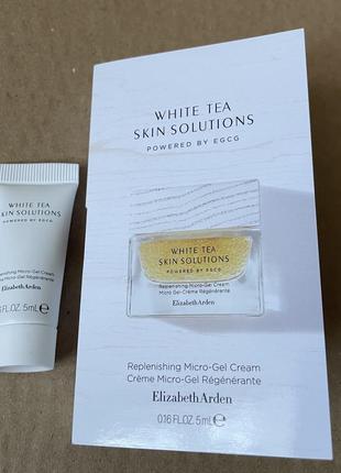 Elizabeth arden white tea skin solutions replenishing micro-gel cream крем с гелевой текстурой 5ml