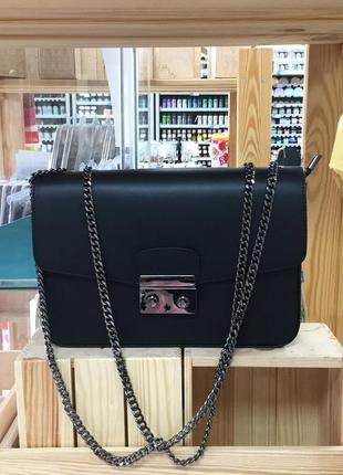 Модная каркасная сумочка кросс-боди итальянская сумка женская кожаная