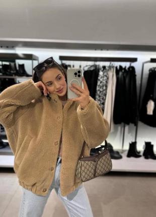 Шуба дублянка zara
