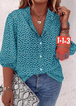 Блуза в цветочный принт shein xl