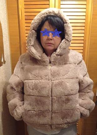 Полушубок (имитация меха). привезено из сша.