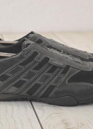 Geox raspira чоловічі шкіряні кросівки чорного кольору оригінал 45 розмір