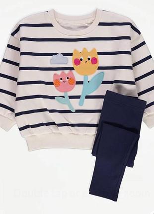 Cвітшот для дівчини 4-5 років від george