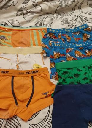 Трусики боксеры для мальчика 5 6 7 лет