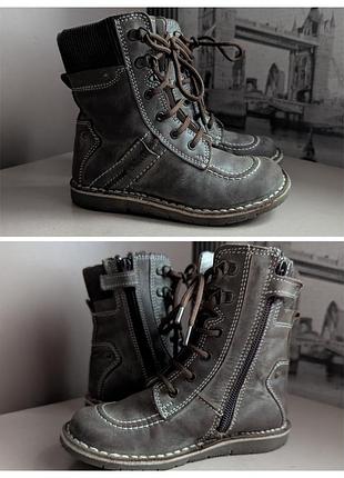 Черевики chicco (26) з натуральної шкіри оригінал на дівчинку демісезонні