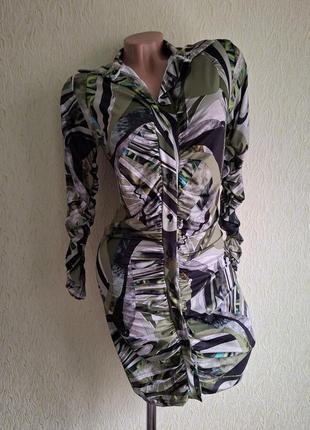 Круте плаття-сорочка. туніка сексі. мініплаття еластичне.