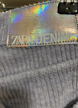 Фиолетовые вельветовые брюки zara6 фото
