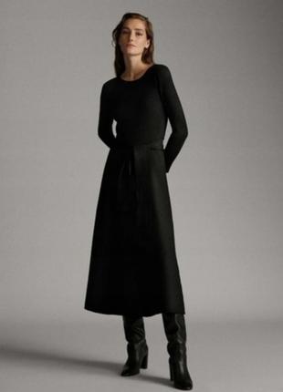 Красива міді сукня massimo dutti