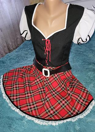 Платье в шотландском стиле 2