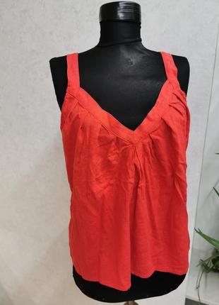 Блуза-майка жіноча з льону і віскози