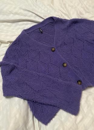 Жіночий фіолетовий кардиган xl