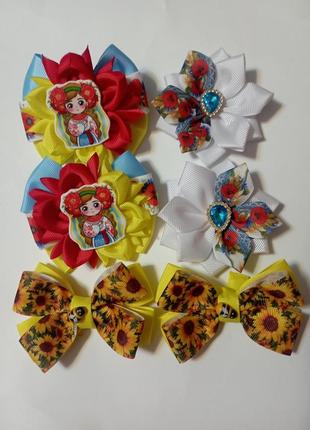 Набір бантиків в українському стилі, набір прикрас,набір бантиків