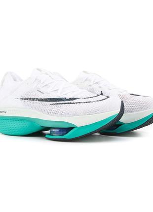 Nike air zoom alphafly white green