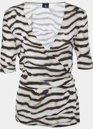 Женская блуза с животным принтом just cavalli