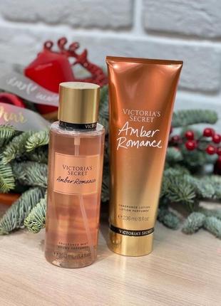 Оригінал! спрей для тіла amber romance | victorias secret