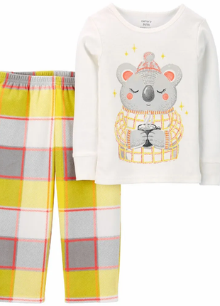 Carters пижама картерс с флисовыми штаниками коала