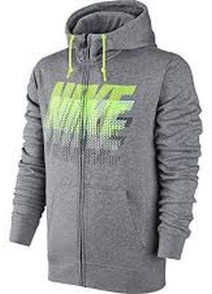 Nike тёплая, фирменная толстовка, худи (xl)