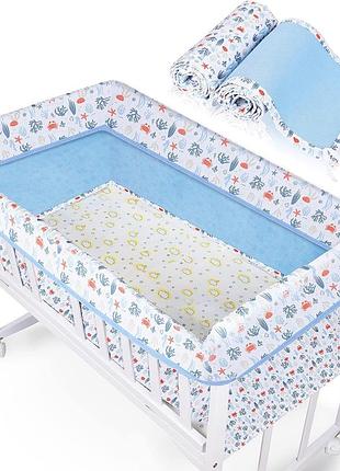 Дышащие бортики для детской кроватки, бампер lictin babybett