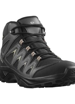 Оригінал чоловічі черевики чоботи соломон salomon x braze mid gtx black 471748 мембрана гротекс
