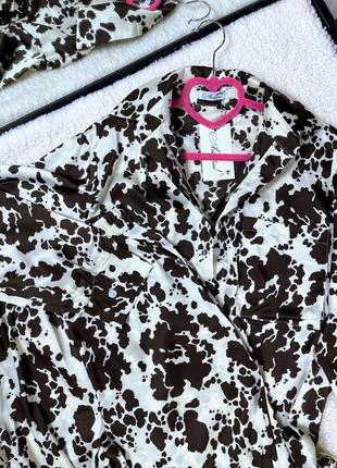 Пижама женская с брюками шелковая брюки рубашка зимняя на зиму домашний костюм черная белая голубая розовая9 фото