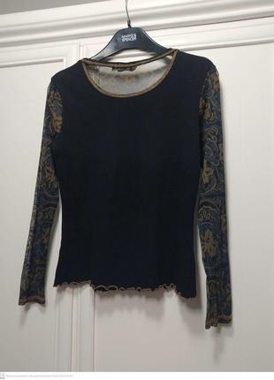 Лонгслив от moschino, коттон, сеточка 2