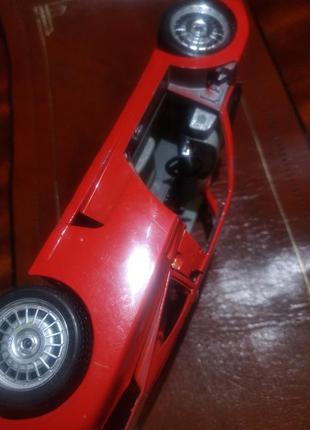 Модель авто burago, bugatti, 1 : 18. италия. требует восстановления или на запчасти.5 фото