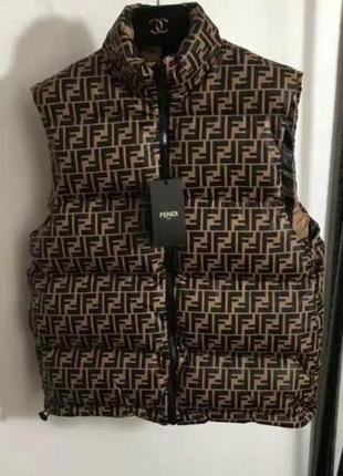 Жилетка в стилі fendi