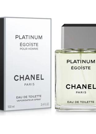 Мужской парфюм 100 ml chanel egoiste platinum (шанель кормляющий платеж