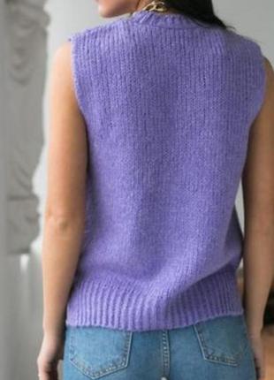 Стильная шерстяная жилетка dani