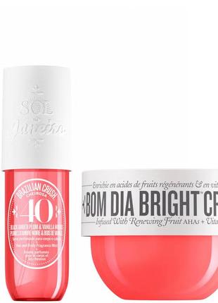 Набор для тела eclat femme weekend brazilian crush cheirosa ’40 bom dia bright cream eclat femme weekend