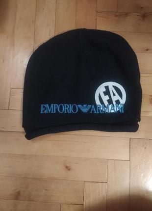 Шапка хлопковая от emporio armani