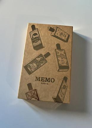 Memo paris journey book набор пробников сэмплов книга 7 штук