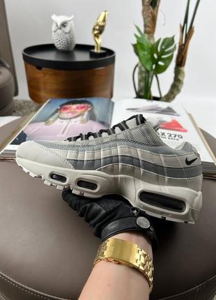 Мужские кроссовки nike air max 95 Kobe grey black