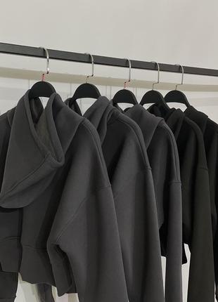 Вкорочене худі на флісі 4