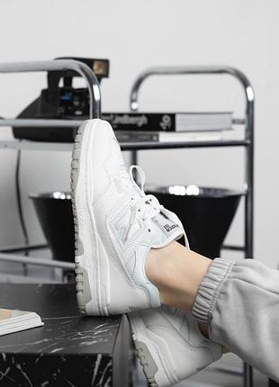 Кроссовки женские nb 550 white grey