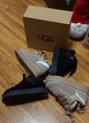 Угги кожаные 36-41 ugg lowmel platform