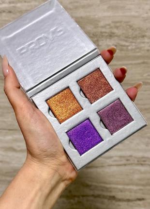 Розкішна палетка пігментованих тіней-дуохромів provg eye color exstasy